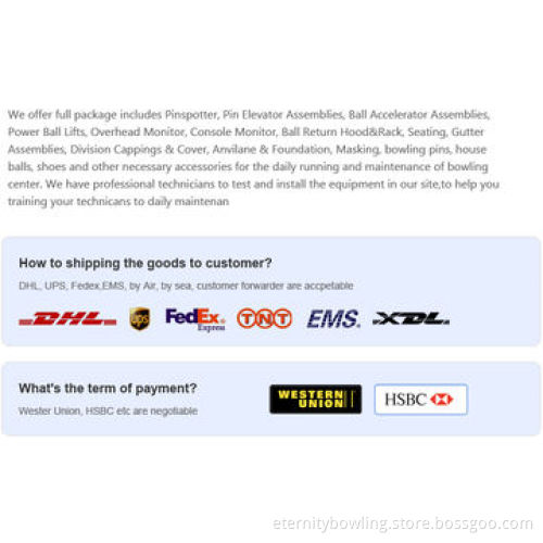 Good Price Bowling Bumper and Gutter